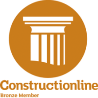 Construct line member logo